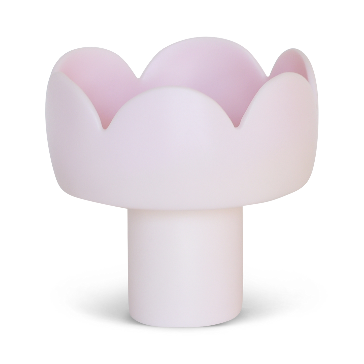 Fleur Footed Bowl - Medium - Pale Rose