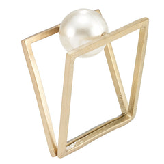 Bodrum Floating Pearl Napkin Ring Set of 8