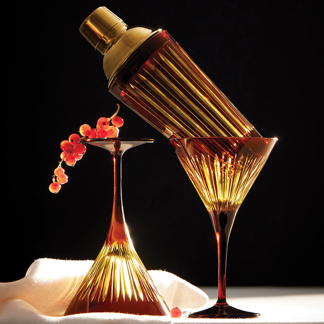 L'Objet Prism Cocktail Set, Amber