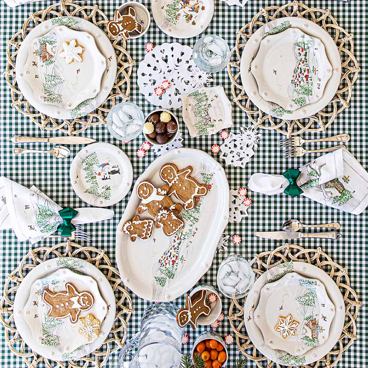 Juliska Berry & Thread North Pole 16-Piece Place Setting