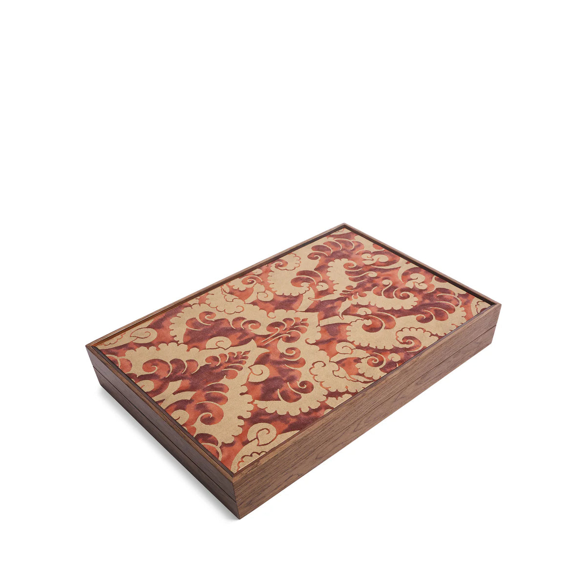 L'Objet Fortuny Backgammon Laotze/Oxblood Spice