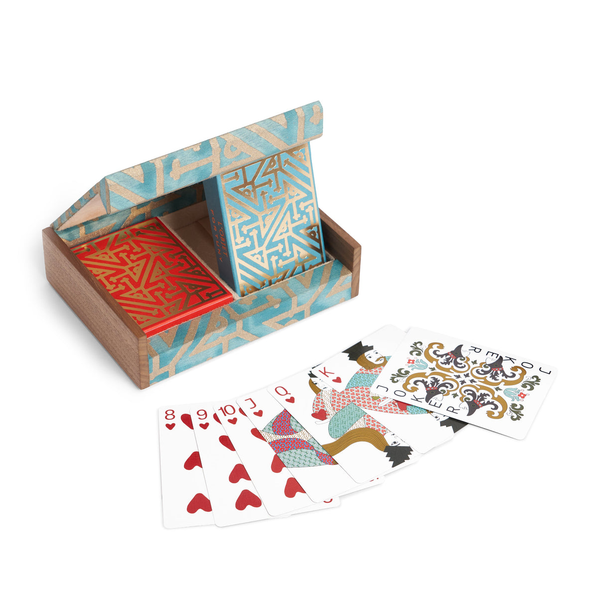L'Objet Fortuny Playing Cards, Set of 2 Decks