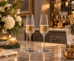 Baccarat Château Baccarat Champagne Flutes, Set of 2