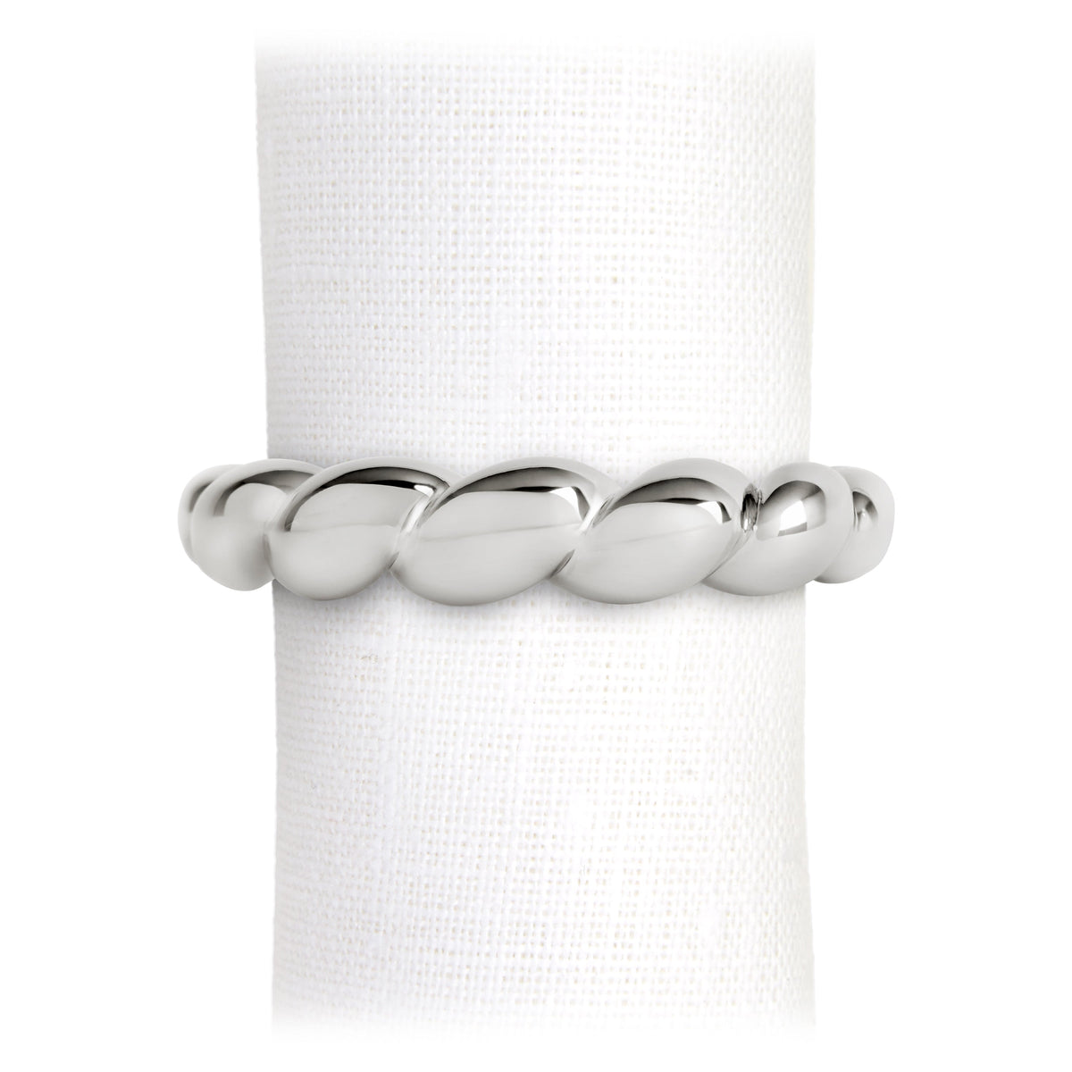 L'Objet Jessica McCormack Shell Napkin Rings, Set of 4, Platinum