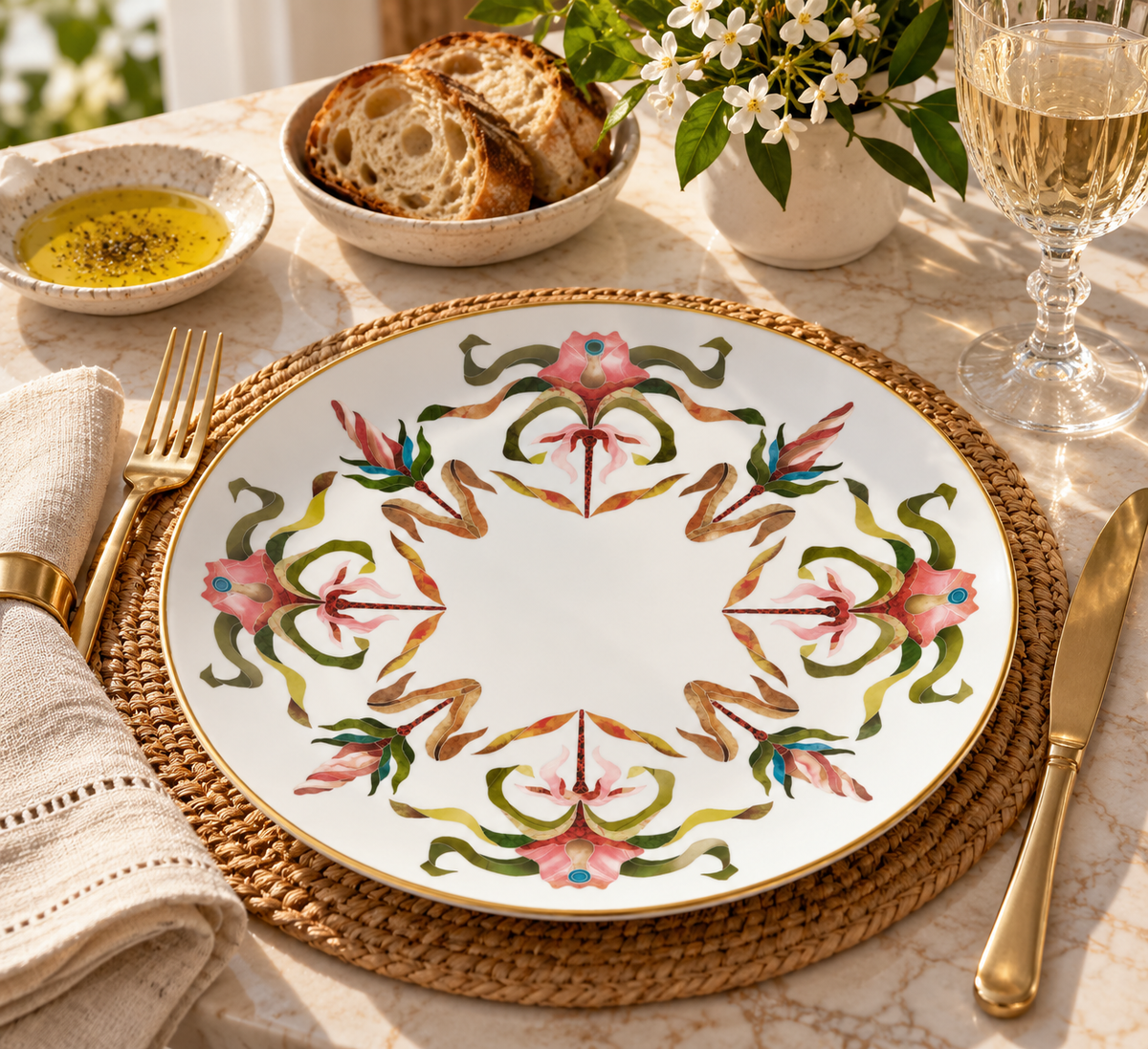L'Objet Grand Tour Dinner Plate