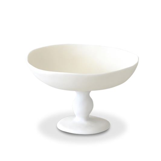 Pedestal Large Bowl - White
