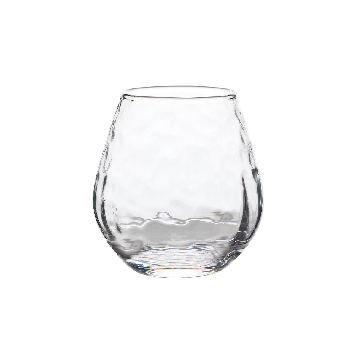 Puro Stemless Red Wine Glass Set of 4, studio product shot