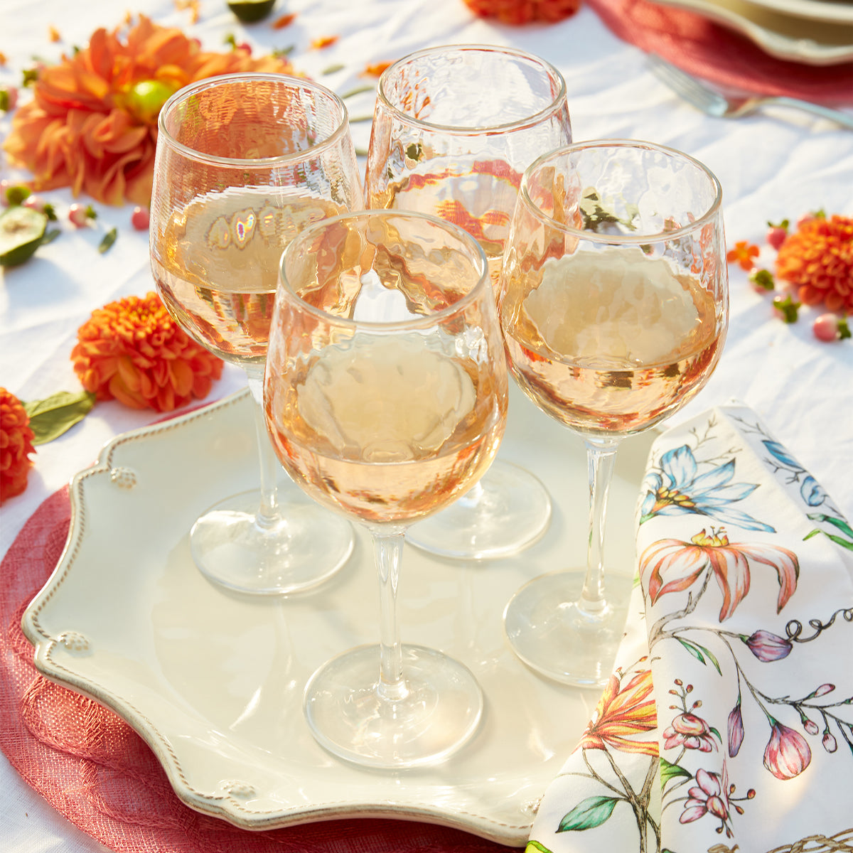 Puro White Wine Glass Set of 4, alternate angle