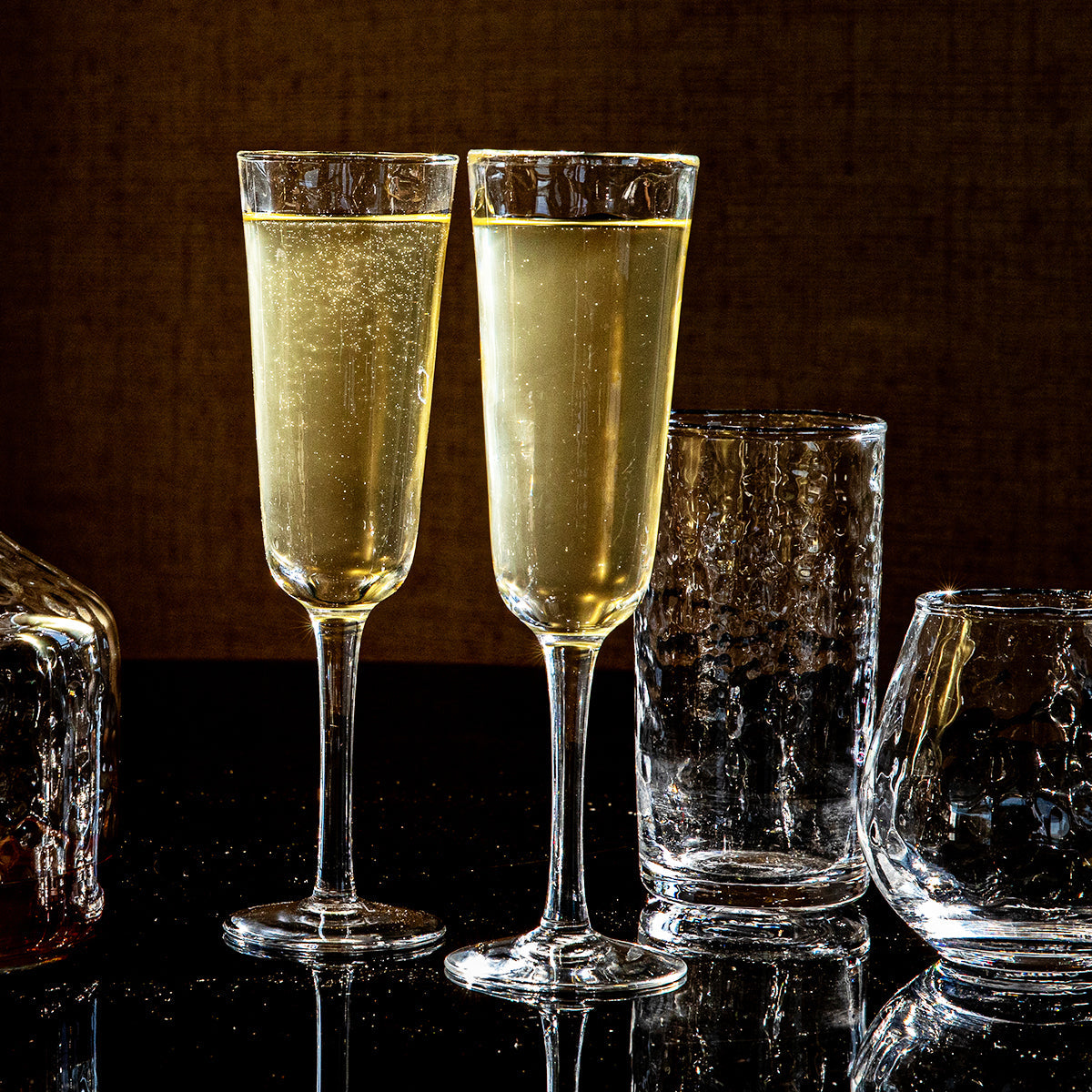 Puro Toasting Flute Set of 2, detail view