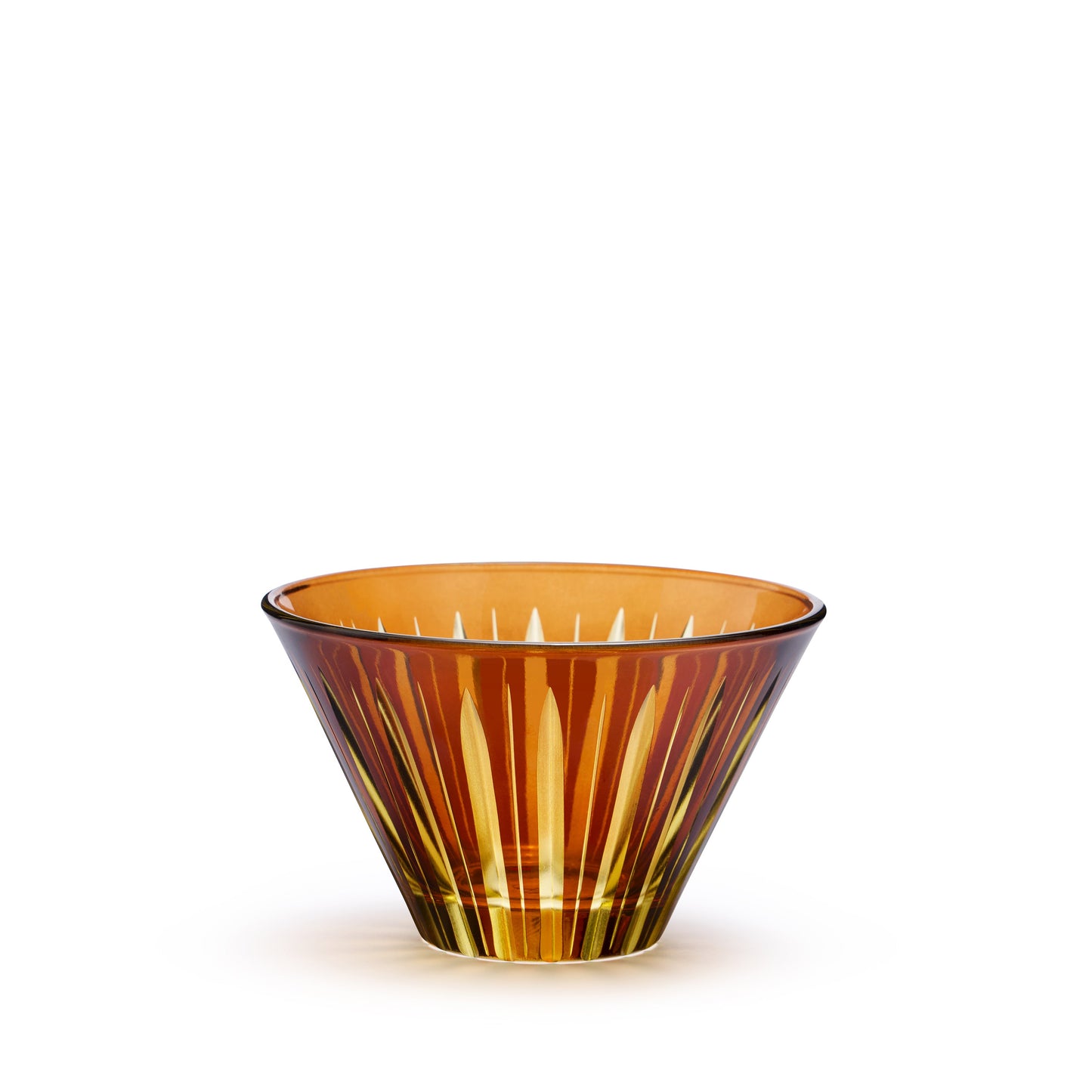 Prism Nut Bowl Amber
