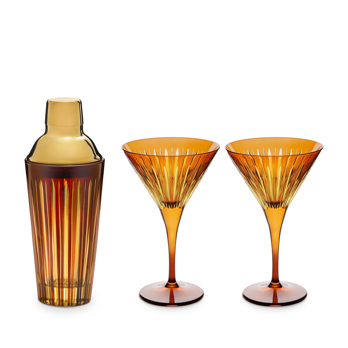 L'Objet Prism Cocktail Set, Amber