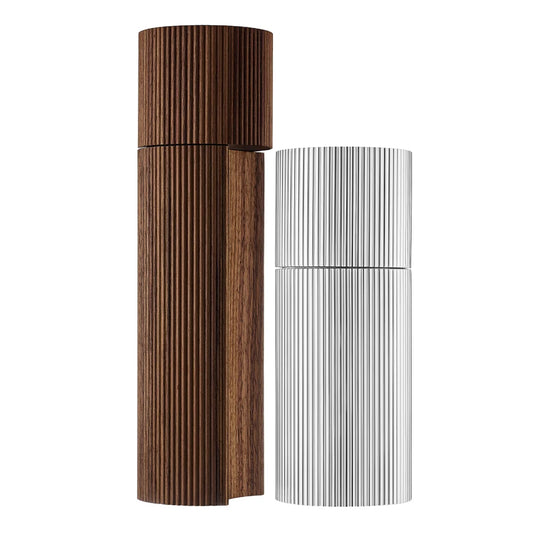 Puiforcat Granville Salt and Pepper Mills Walnut