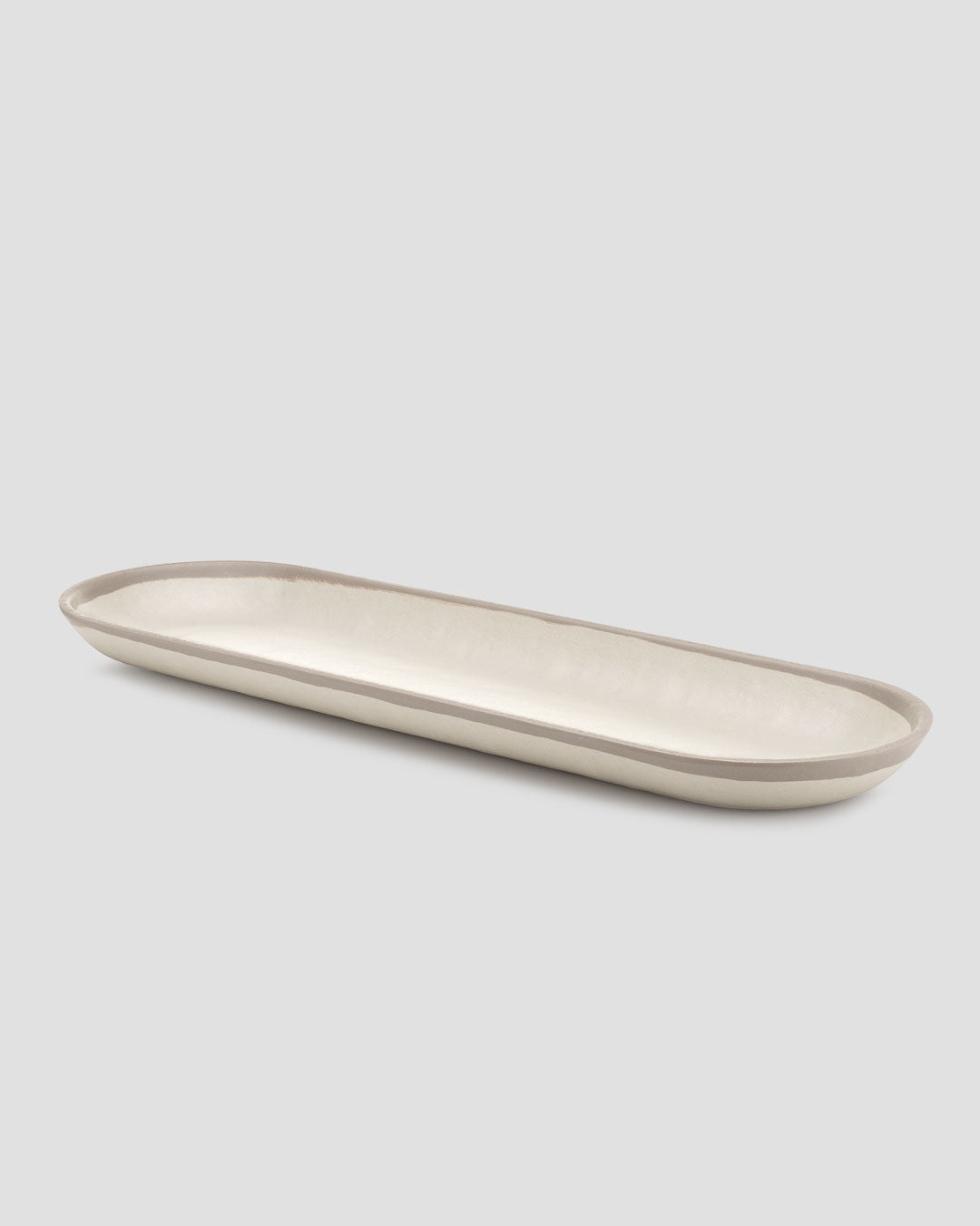Q Squared Potter Stone Melaboo Long Oval Platter Set of 4