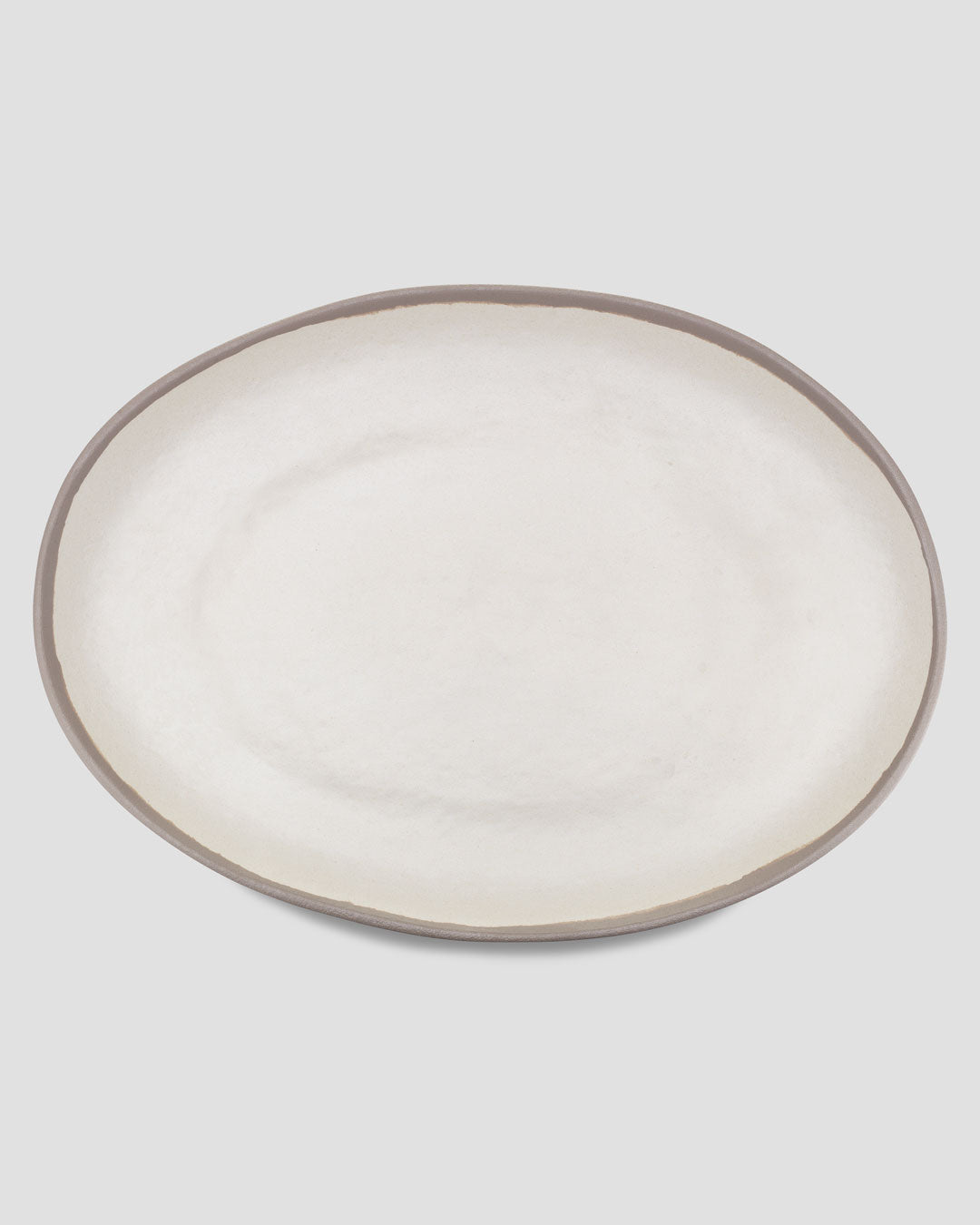 Q Squared Potter Stone Melaboo Oval Platter Set of 4
