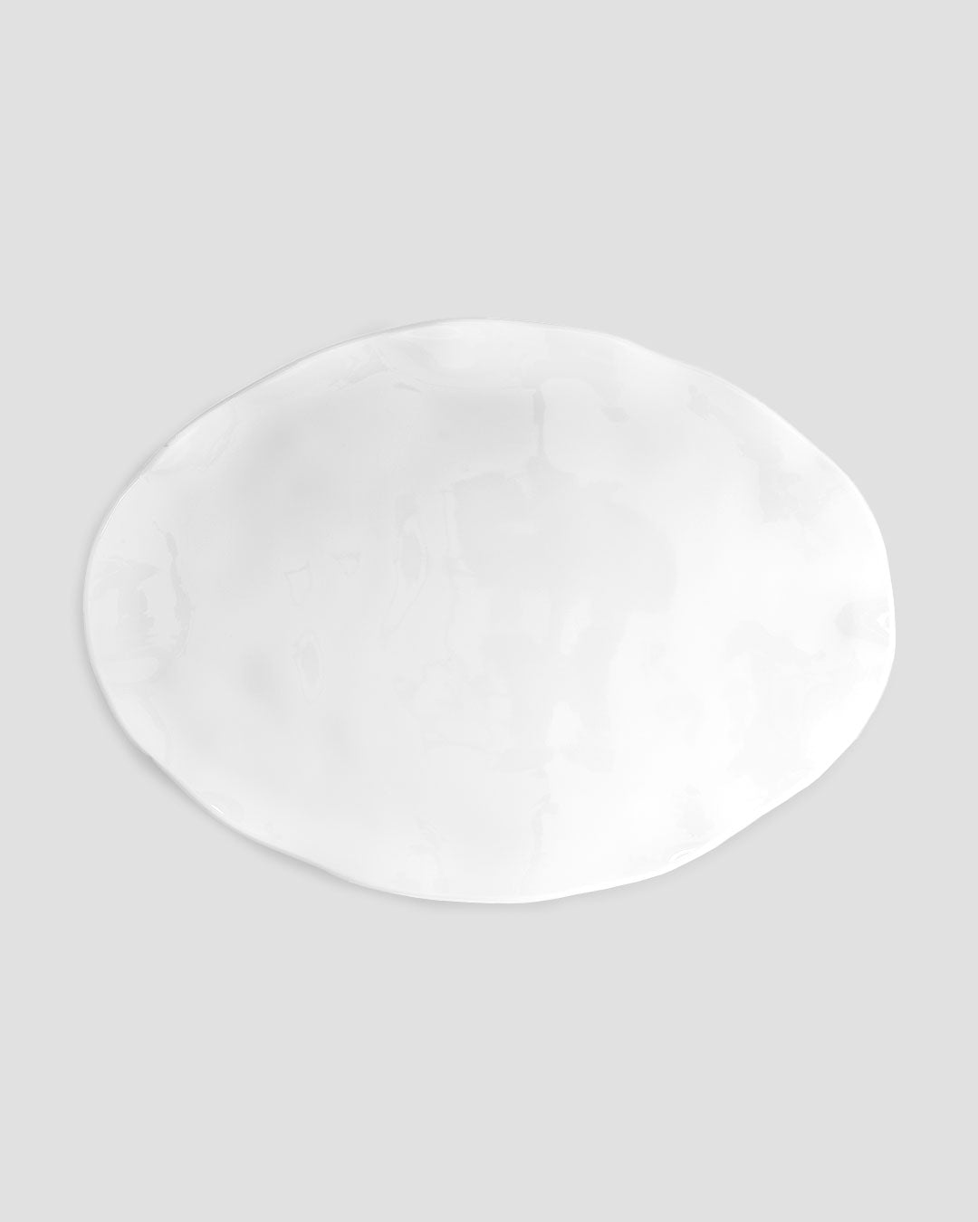 Q Squared Ruffle Melamine Oval Platter Set of 4