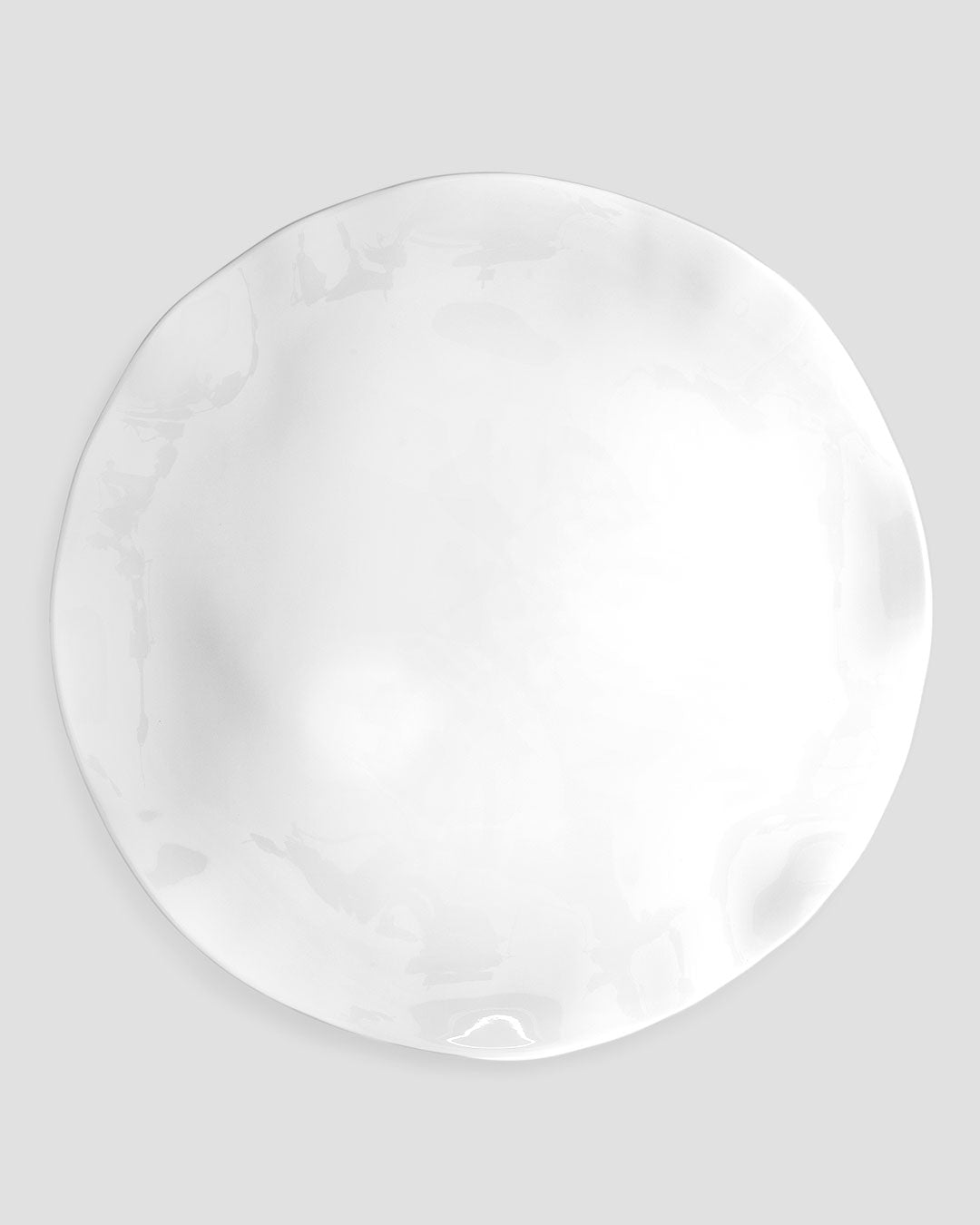 Q Squared Ruffle Melamine Round Platter Set of 4