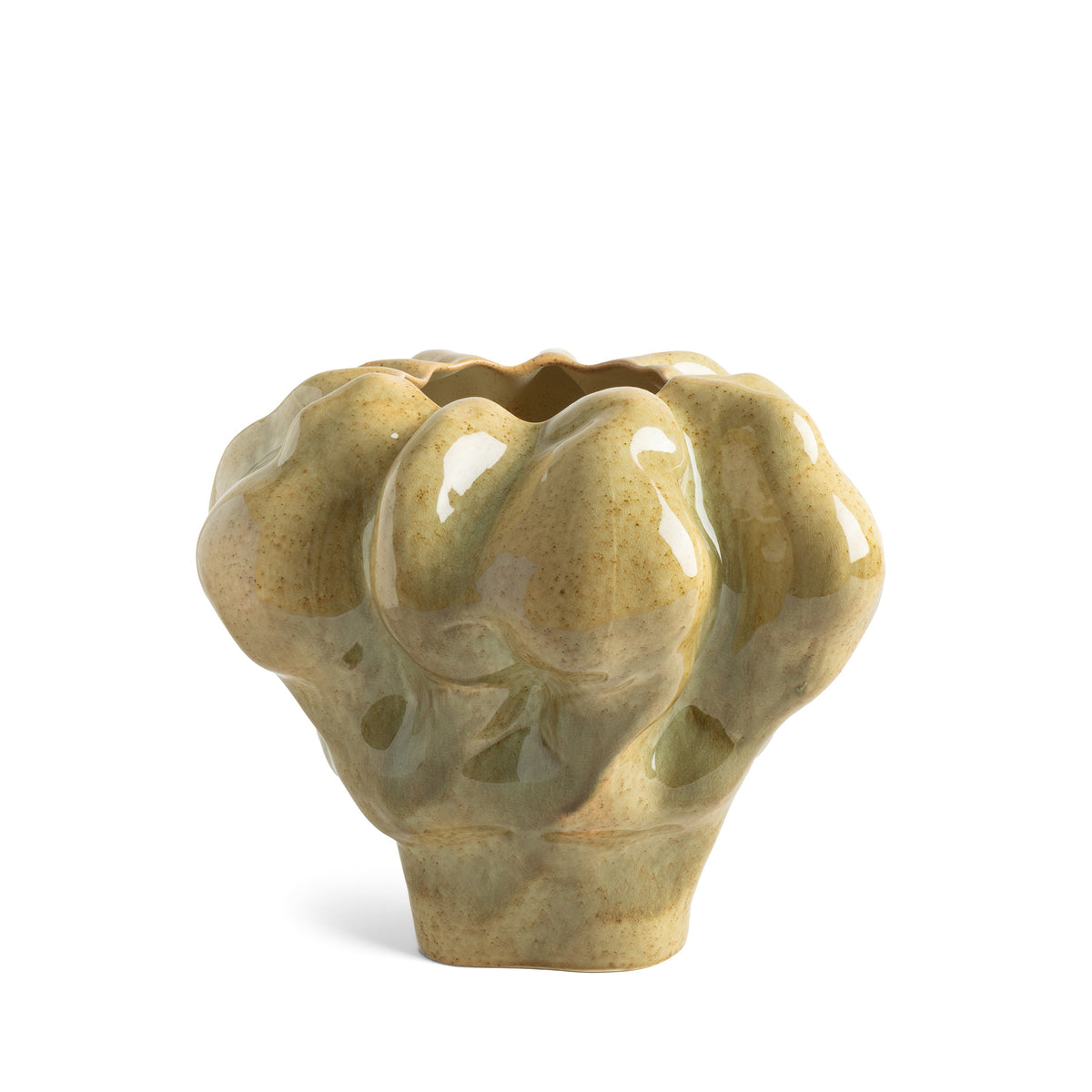 Timna Vase Green Extra-Short studio shot