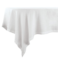 Bodrum Amalfi Stonewashed Tablecloth 65 x 65 White
