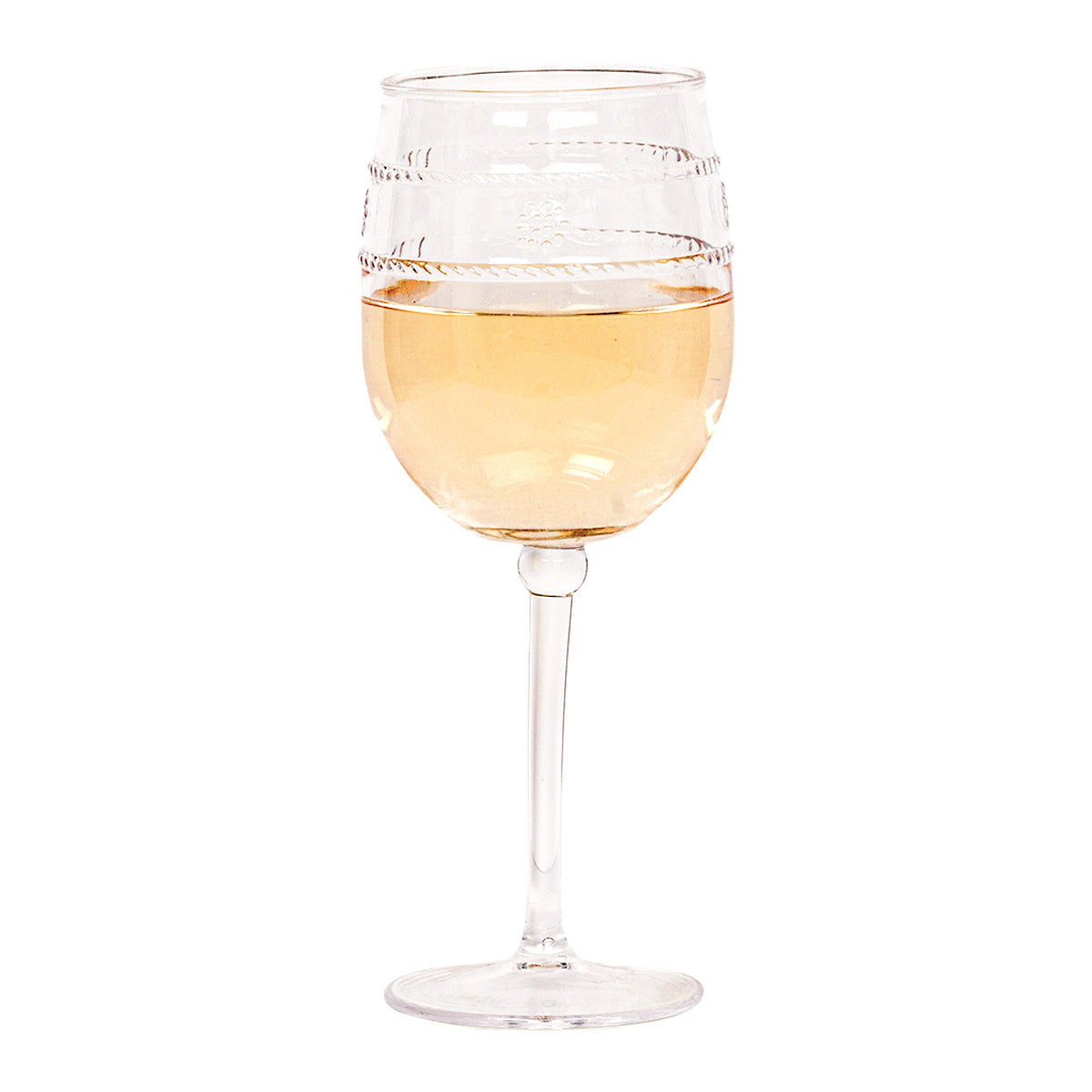 Isabella Acrylic Wine Glass, lifestyle styled table setting