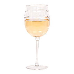 Isabella Acrylic Wine Glass, lifestyle styled table setting
