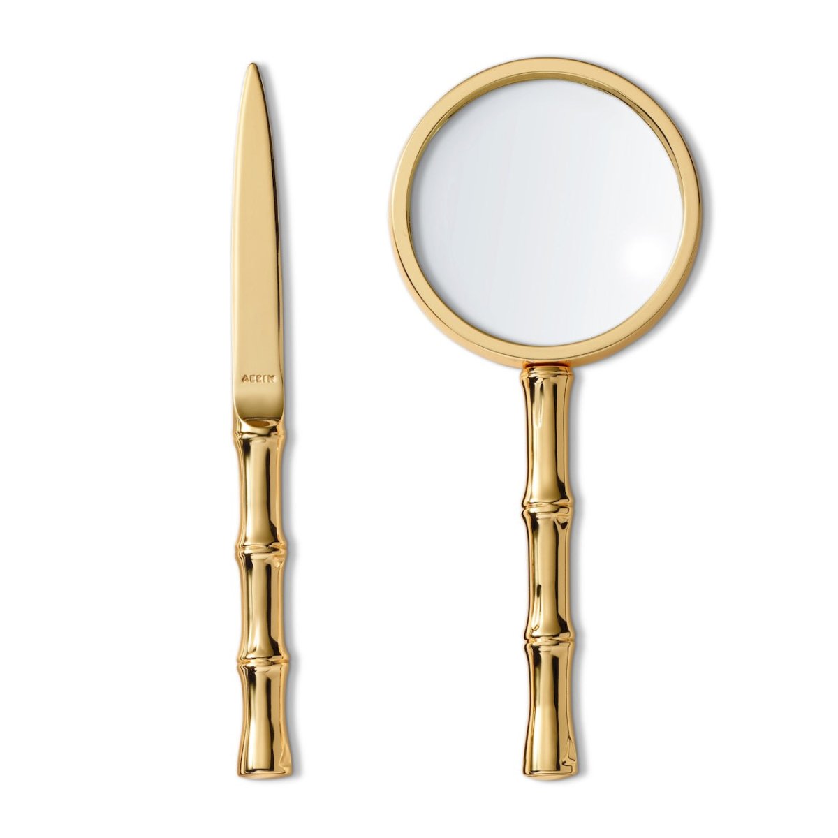 Aerin Ava Bamboo Magnifying Glass and Letter Opener