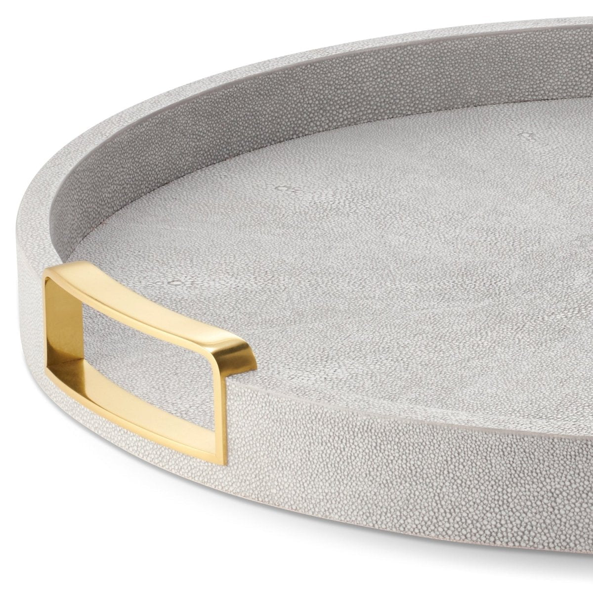 Aerin Carina Shagreen Small Round Tray detail