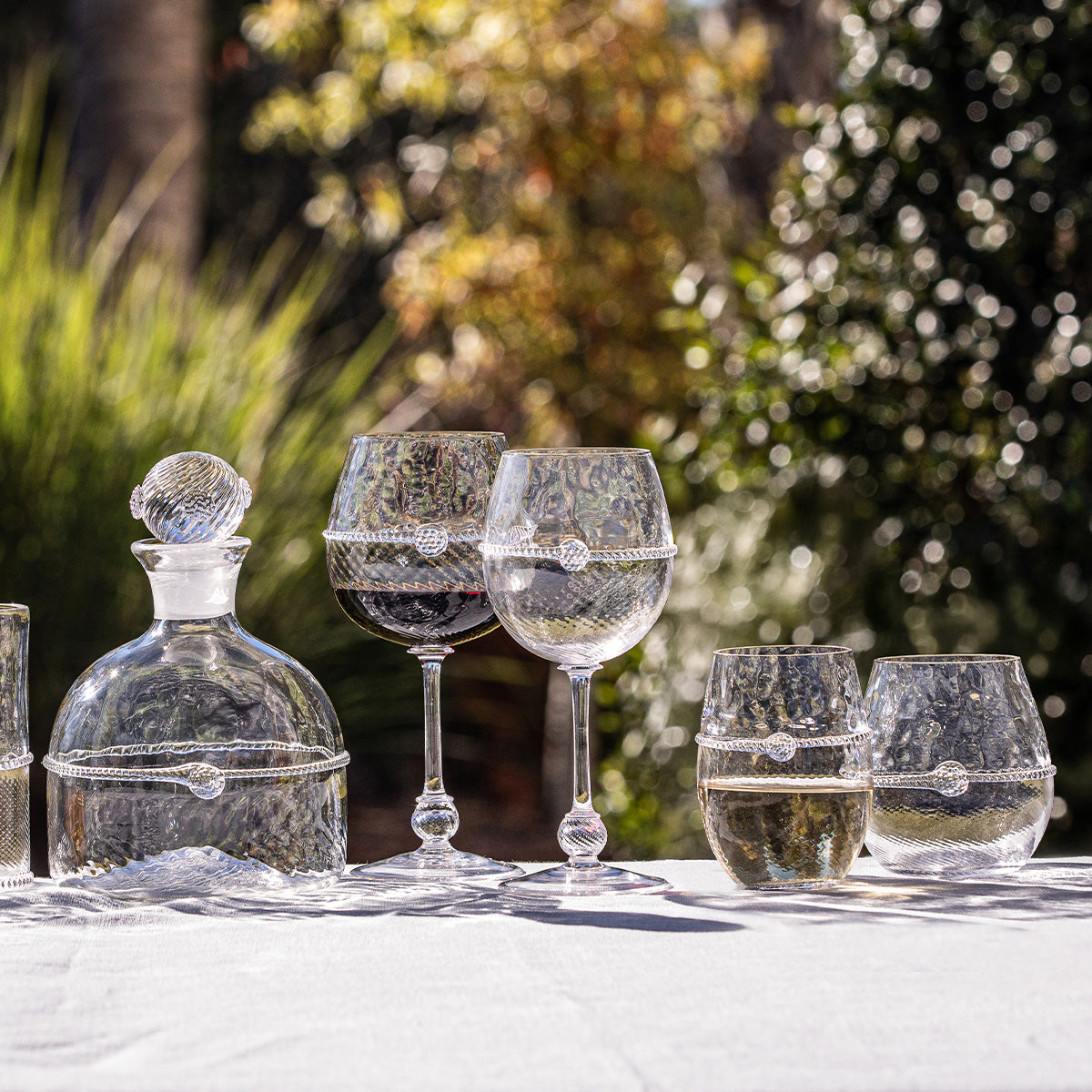 Juliska Graham Red Wine Glass, lifestyle setting