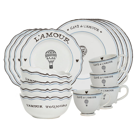 Juliska L'Amour Toujours 16pc Place Setting