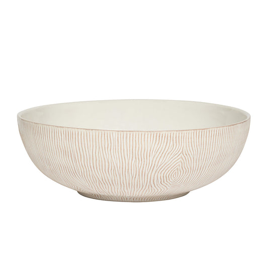 Juliska Blenheim Oak 12 in Serving Bowl - Whitewash
