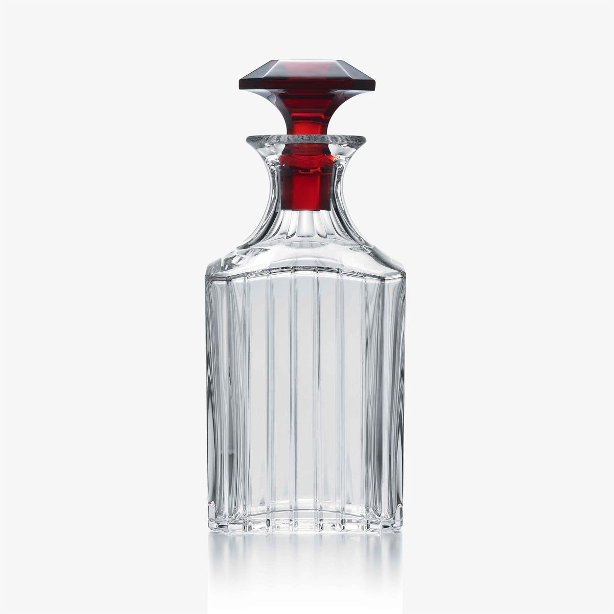 Baccarat Harmonie Whiskey Decanter, Red Stopper