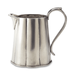 MATCH Britannia fluted pewter milk pitcher