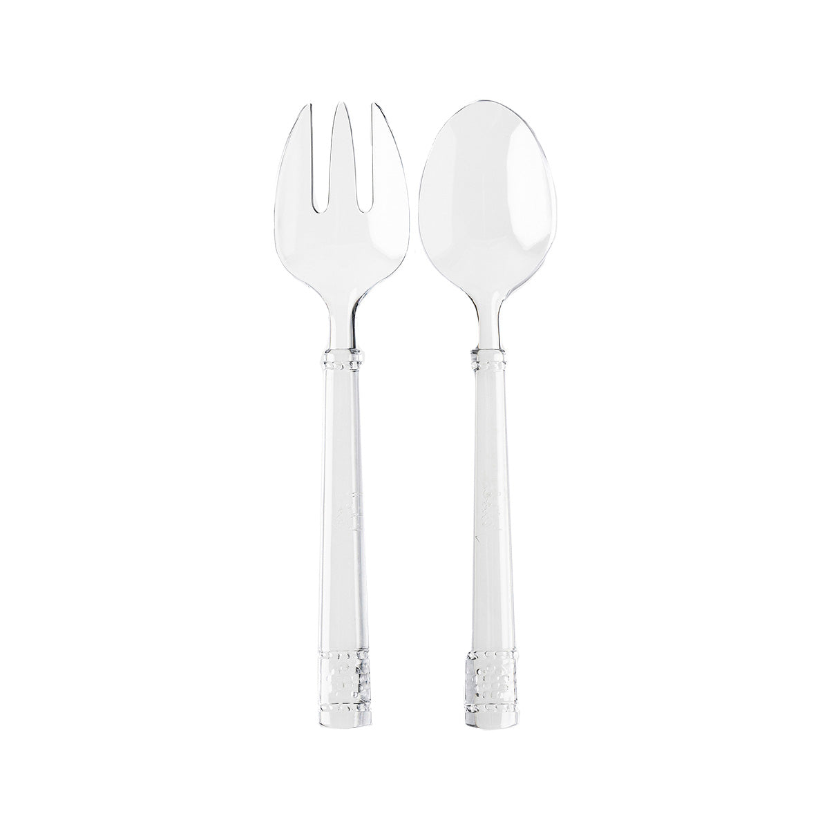 Isabella Acrylic Salad Servers, studio shot