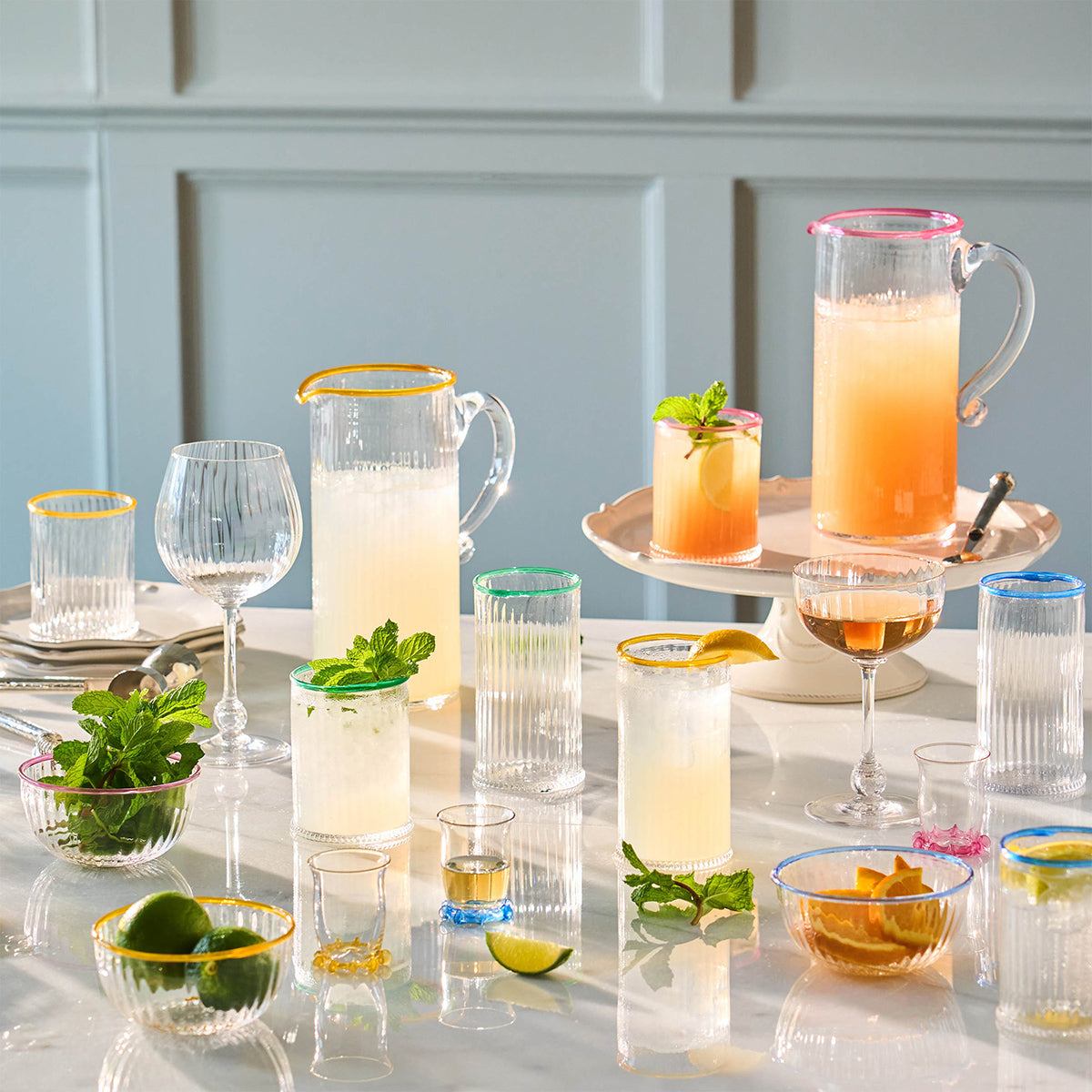 Juliska Nell Double Old Fashioned Set, lifestyle setting