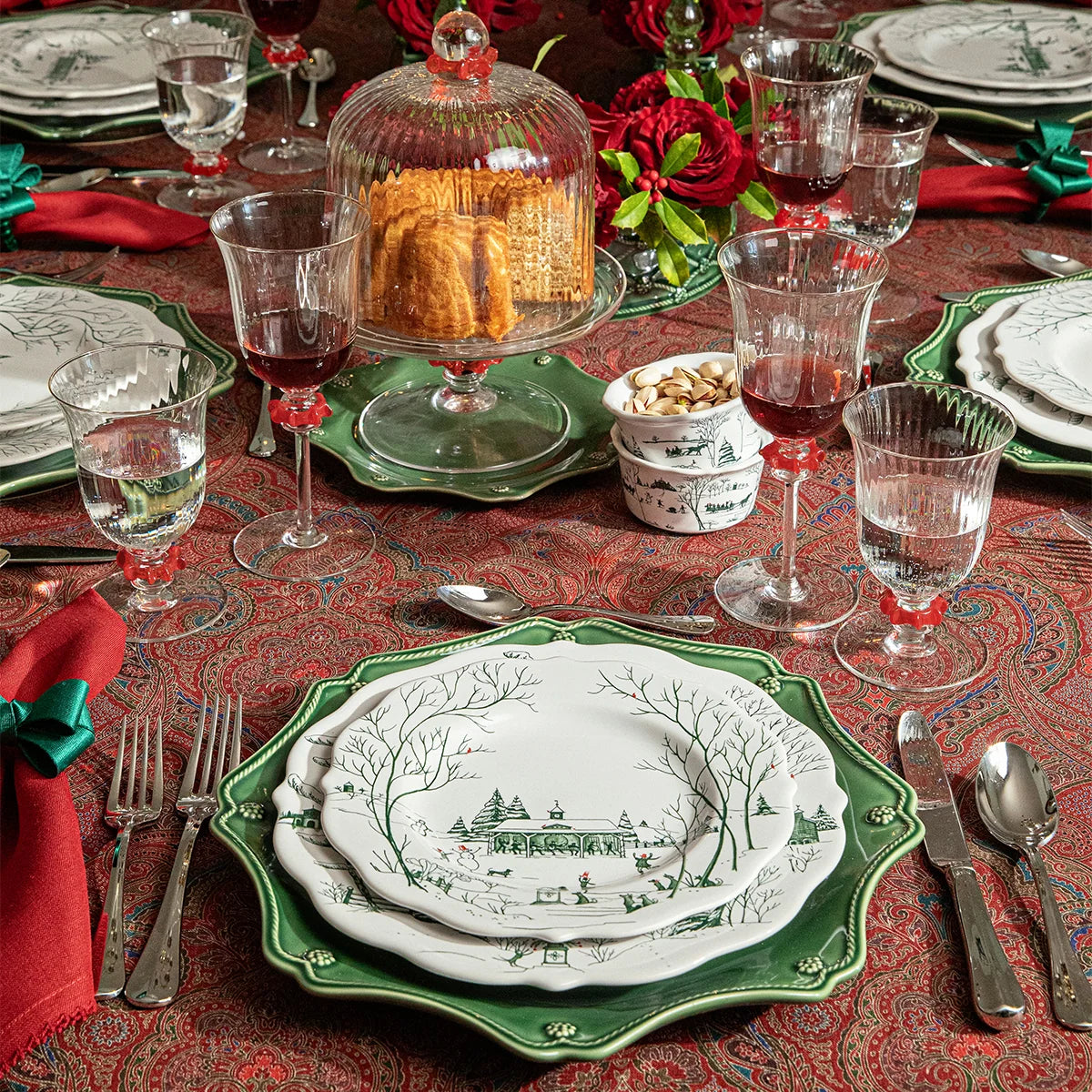 Juliska Berry & Thread 4-Piece Place Setting Basil