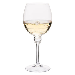 Amalia Full Body White Wine Glass, styled table setting