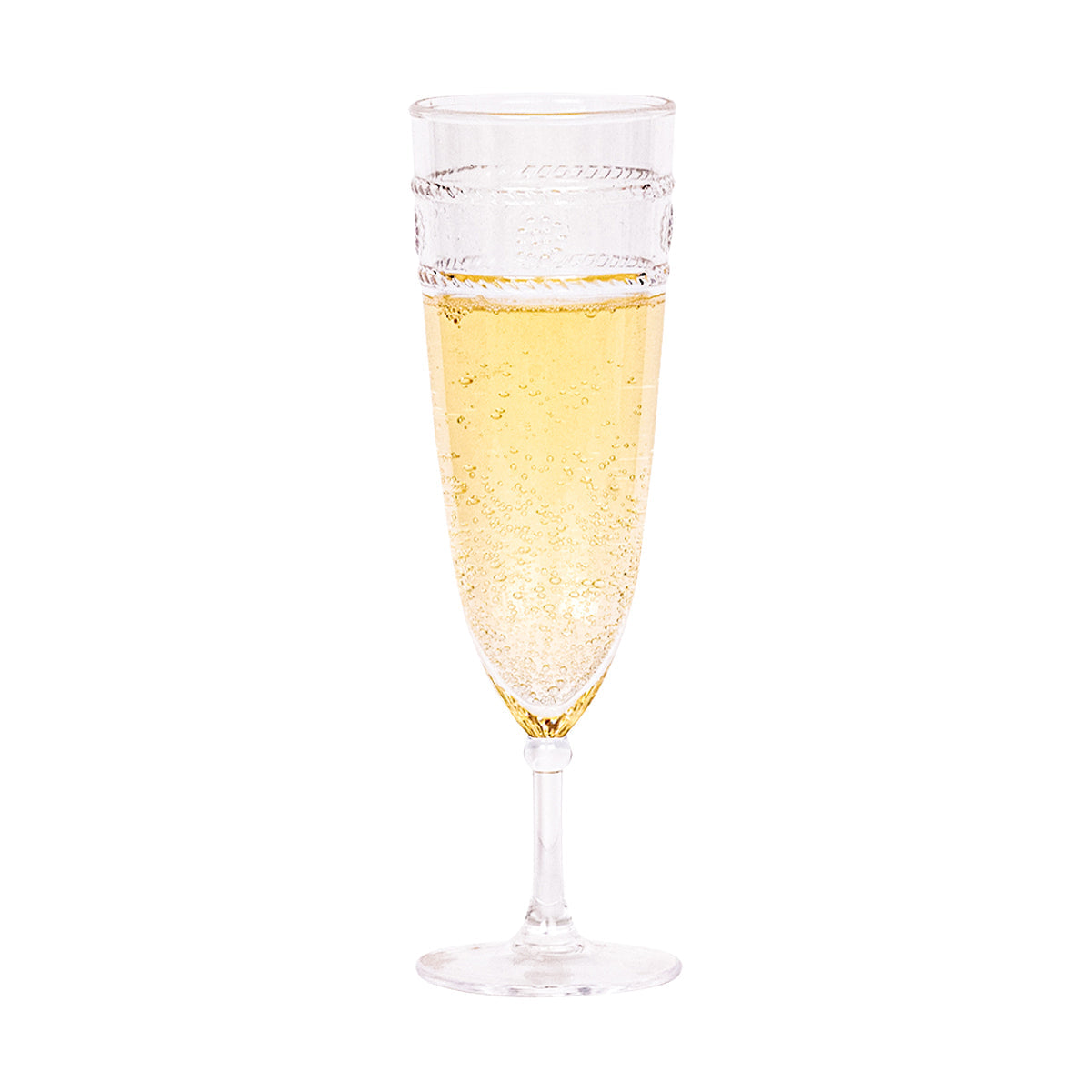 Isabella Acrylic Flute, lifestyle styled table setting