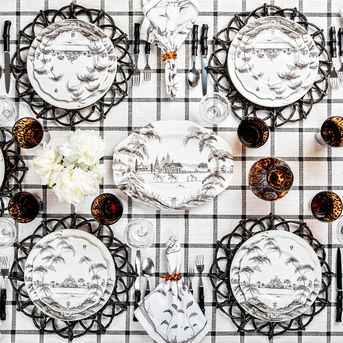 Juliska Country Estate Dinner Plate Flint Grey, alternate angle