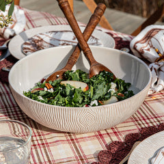 Juliska Blenheim Oak 12" Serving Bowl Whitewash