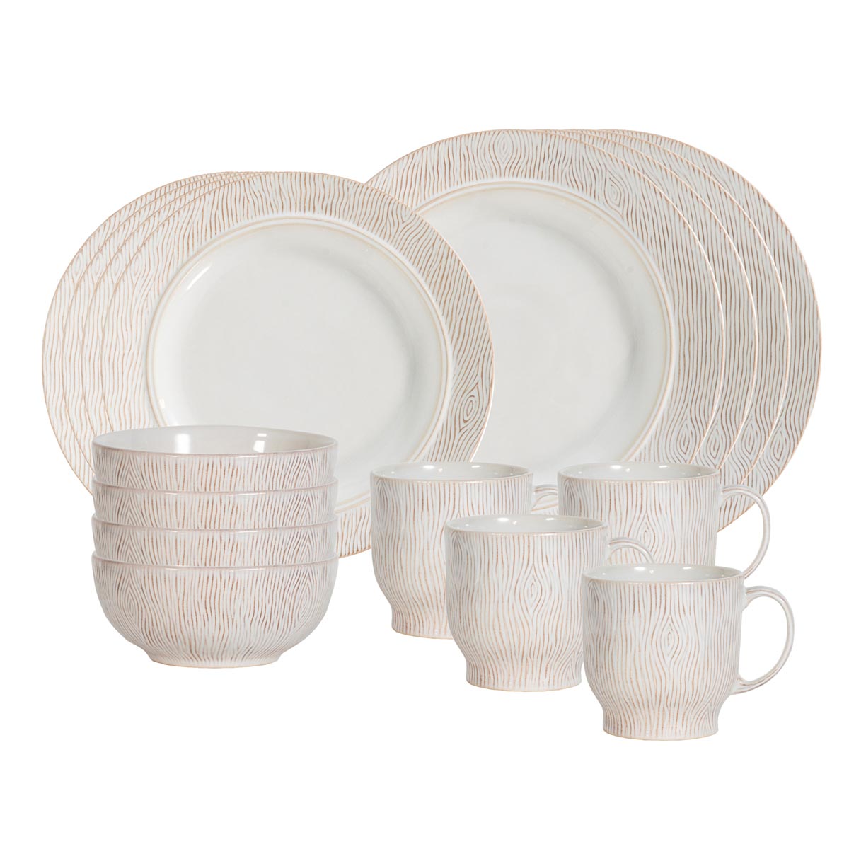 Juliska Blenheim Oak 16pc Place Setting - Whitewash