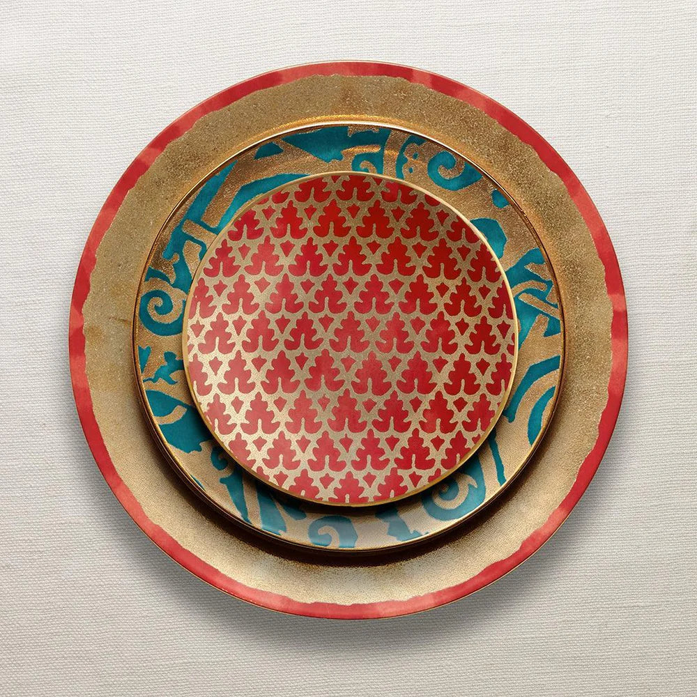 L'Objet Fortuny Assorted Canape Plates (Set of 4)