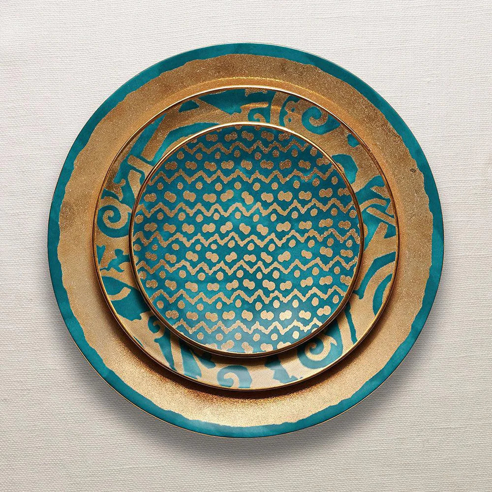L'Objet Fortuny Assorted Canape Plates (Set of 4)