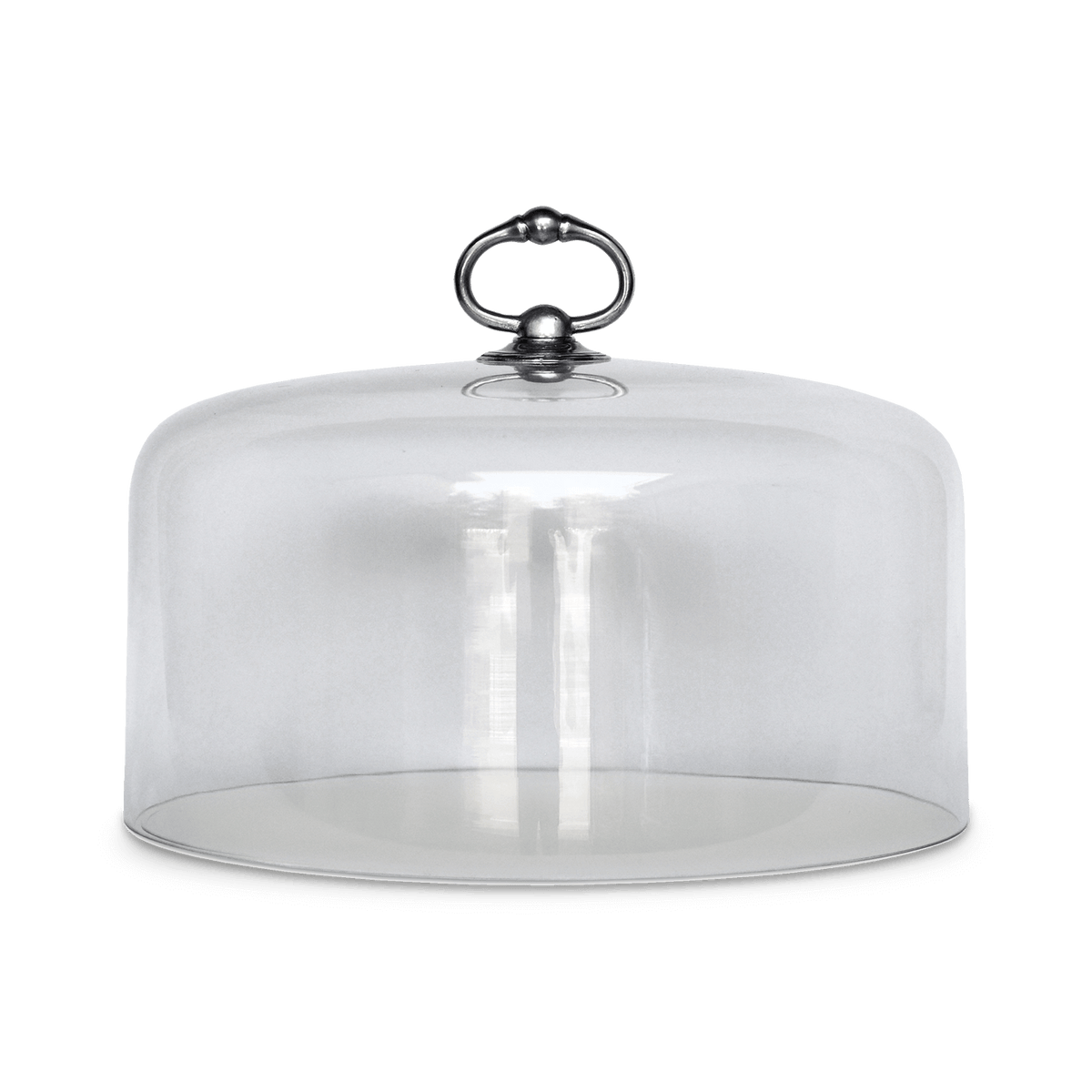 MATCH glass cloche on Toscana pie plate