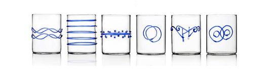 Ichendorf Decò Blu Water Glasses, Set of 6