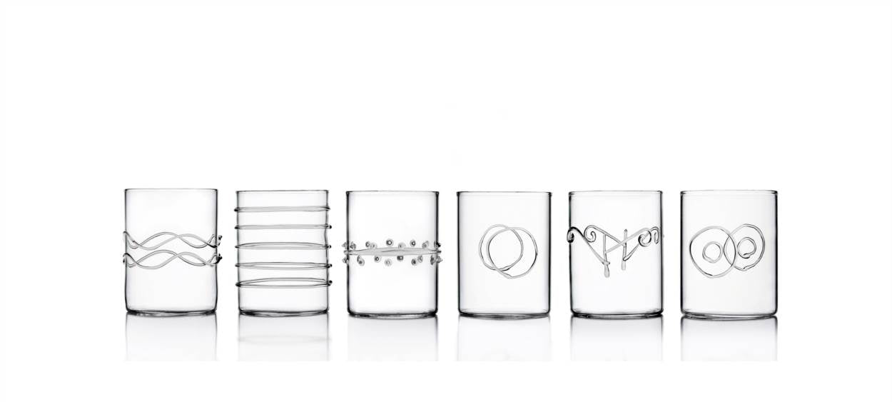 Ichendorf Decò Clear Water Glasses, Set of 6