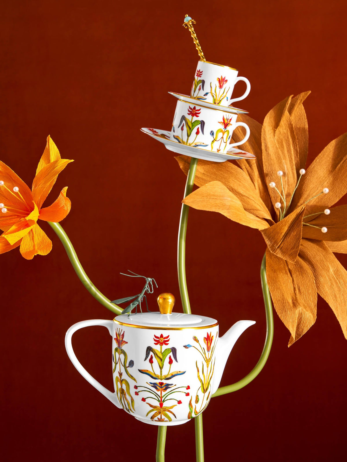 L'Objet Grand Tour Espresso Cup & Saucer