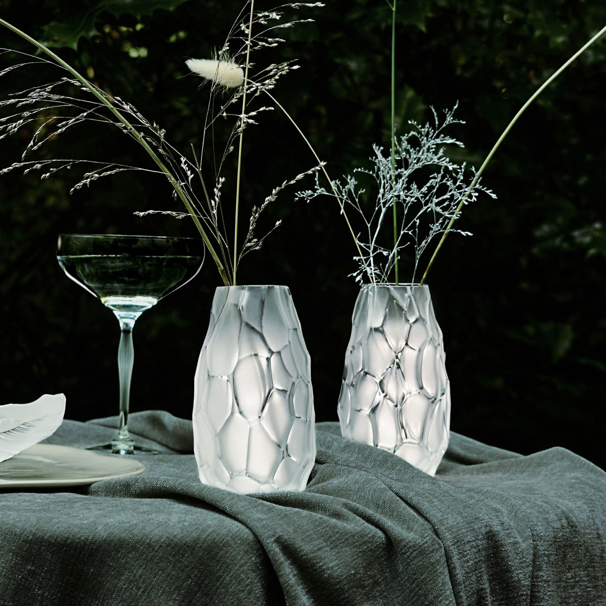 Lalique Silex Vase