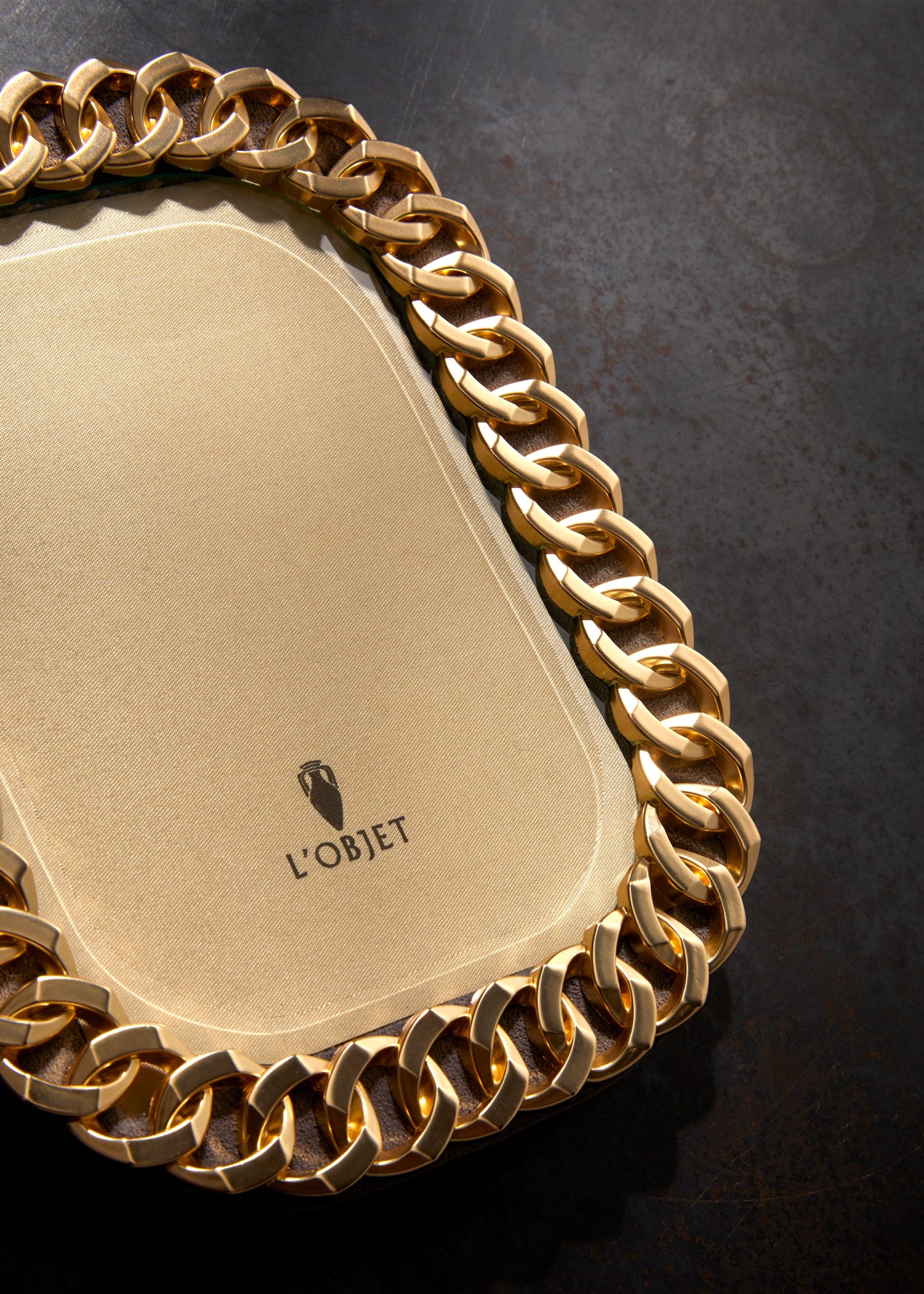 Cuban Link Frame Gold styled 2