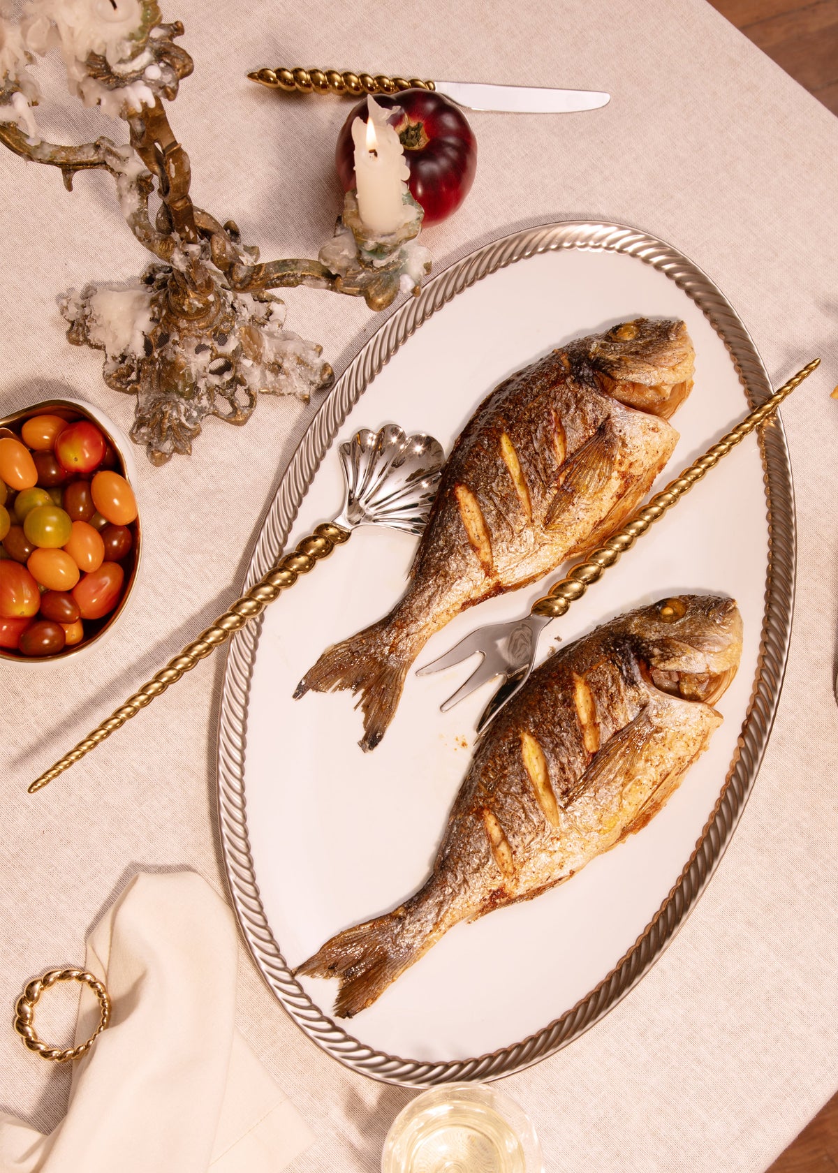 L'Objet Jessica McCormack Shell Serving Set, 2-Piece