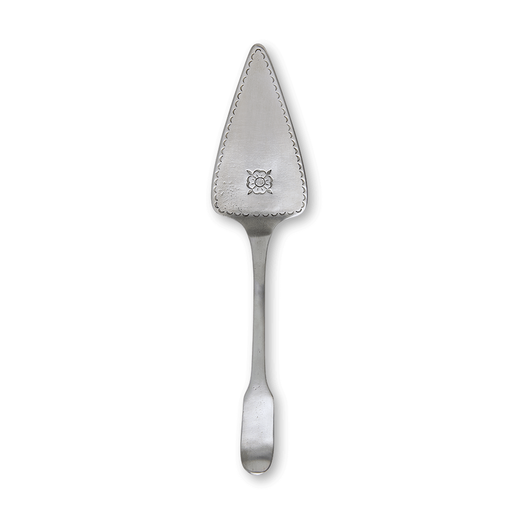 MATCH Antique pewter pie server