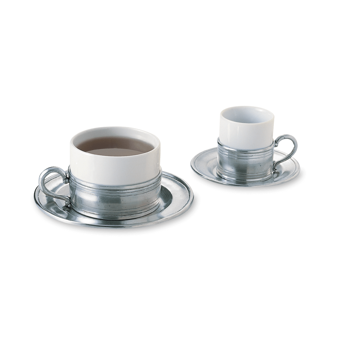 MATCH cappuccino cup with saucer and espresso cup